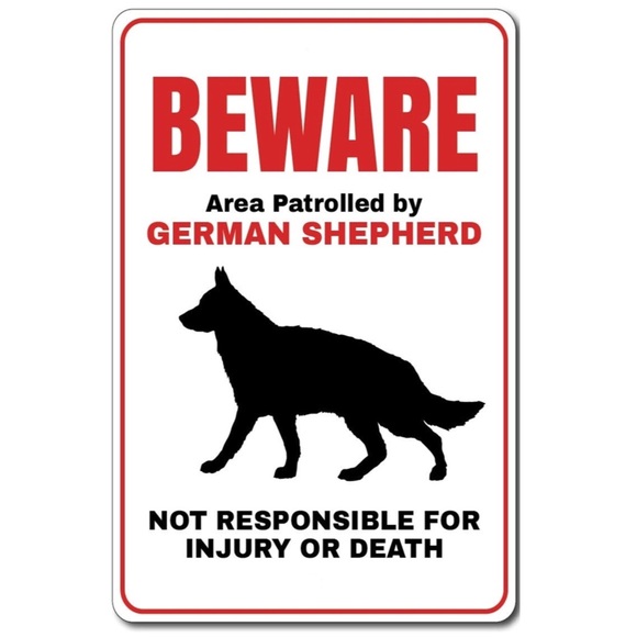 Beware Metal Sign 7.87” x 11.81” - Picture 1 of 1